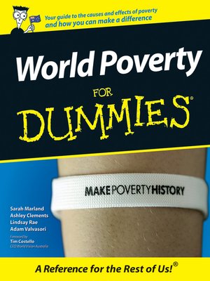 cover image of World Poverty for Dummies